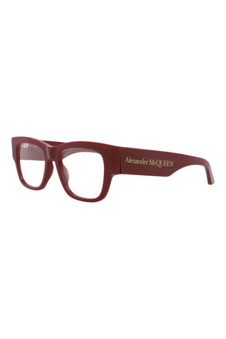 Alexander McQueen   BURGUNDY Eyeglasses