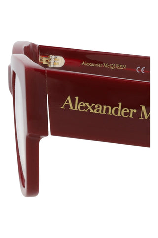 Alexander McQueen   BURGUNDY Eyeglasses