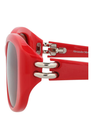Alexander McQueen   Red Sunglasses