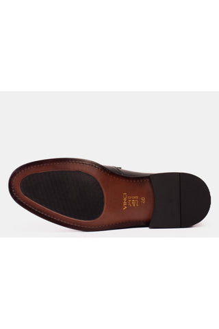 Vinci Amsterdam Embossed Leather Horse-Bit Loafer - Black