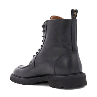 Aquatalia Danny Men’s Shoes Tumbled Calf-Skin Leather Split-Toe Lace Up Boot (AQ1005)