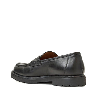 Aquatalia Blake Men’s Shoes Tumbled Calf-Skin Leather Penny Loafer (AQ1013)