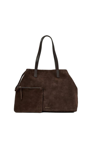 Aquatalia Siena Suede Tote Bag