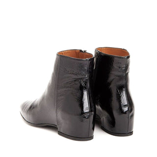 Aquatalia Ulyssa Women’s Shoes Patent Calf-Skin Leather Zip-Up Boot (AQW1010)