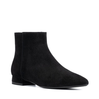 Aquatalia Prisilla Women’s Shoes Suede Leather Zip-Up Ankle Boot (AQW1013)