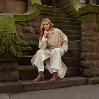 Aquatalia Fuoco Women’s Shoes Suede Leather Zip-Up Ankle Boot (AQW1016)