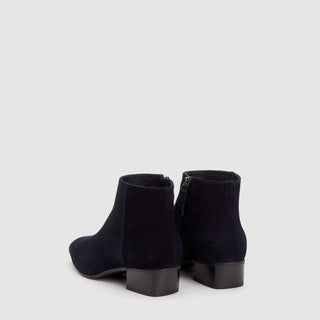 Aquatalia Fuoco Women’s Shoes Suede Leather Zip-Up Ankle Boot (AQW1016)