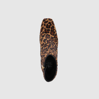 Aquatalia Siella Women’s Shoes Leopard Print Calf-Skin Hair Zip-Up Boot (AQW1019)