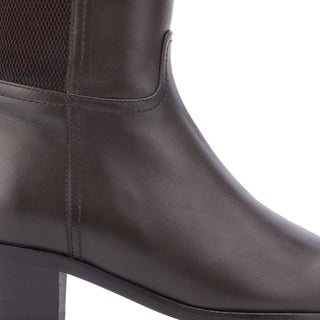 Aquatalia Ricarda Women’s Shoes Calf-Skin Leather Zip-Up Boot (AQW1041)