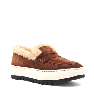 Aquatalia Amelia Women’s Shoes Suede Leather Slip-On Loafer (AQW1049)