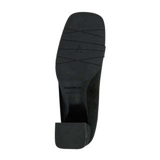 Aquatalia Corrina Women’s Shoes Suede Leather Slip-On Horse-Bit Pump (AQW1051)