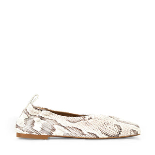 Aquatalia Clio Embossed Leather Flat