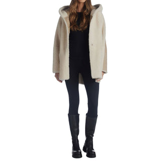 Aquatalia Gianna Lamb Skin & Shearling Jacket