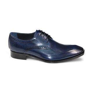 Chaussures pour hommes Duca Arpino Oxfords en cuir de veau bleu marine (D1131)