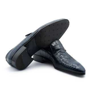 Artioli Iacopo Men's Luxury Italian Shoes Exotic Alligator Slip-On Loafer (ART1133)