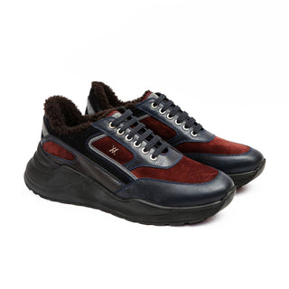 Artioli Giannis Men's Luxury Italian Shoes Suede / Buffalo Leather Sneaker (ART1134)