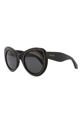 Alaia AA0064S BLACK/RUTHENIUM Sunglasses