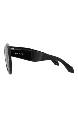 Alaia AA0064S BLACK/RUTHENIUM Sunglasses