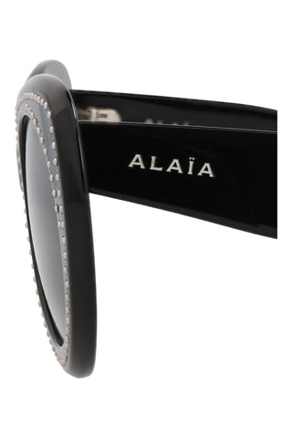 Alaia AA0064S BLACK/RUTHENIUM Sunglasses