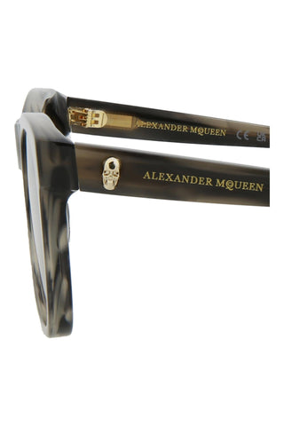 Alexander McQueen AM0158S Melange Grey Sunglasses