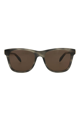 Alexander McQueen AM0158S Melange Grey Sunglasses