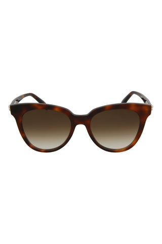 Alexander McQueen AM0159S Medium Havana Sunglasses