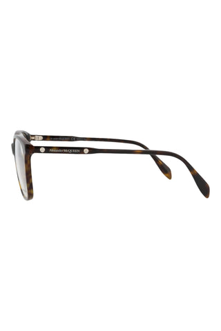 Alexander McQueen AM0191O Dark Havana Eyeglasses