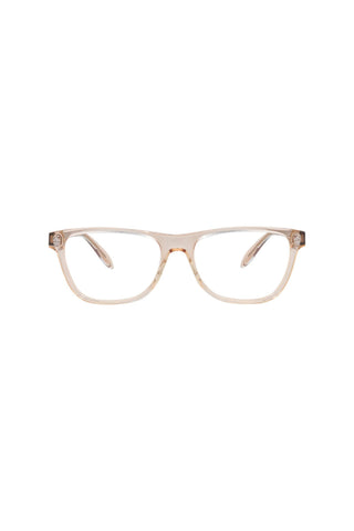 Alexander McQueen AM0248O Bilayer Transparent Nude Pink/Crystal Eyeglasses