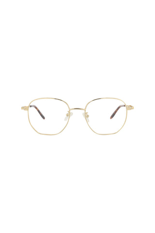 Alexander McQueen AM0267O Light Gold Eyeglasses