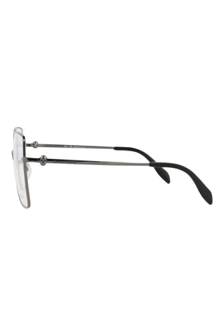 Alexander McQueen AM0276O Dark Ruthenium Eyeglasses