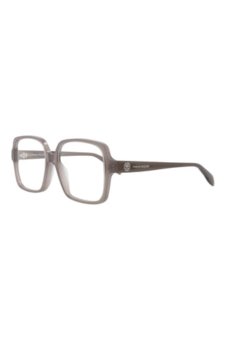 Alexander McQueen AM0286O Opal Dark Taupe Eyeglasses