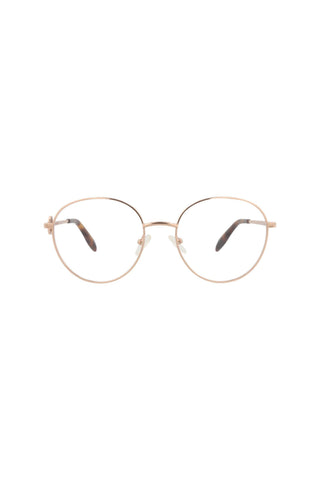 Alexander McQueen AM0291O Rose Gold Eyeglasses