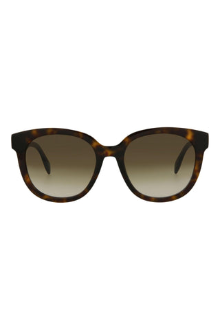 Alexander McQueen AM0304SK Dark Havana Sunglasses