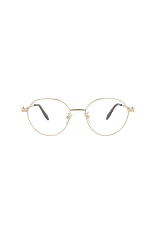 Alexander McQueen AM0319O Light Gold Eyeglasses