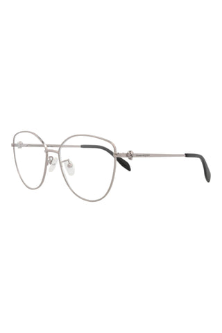 Alexander McQueen AM0320O Light Ruthenium Eyeglasses