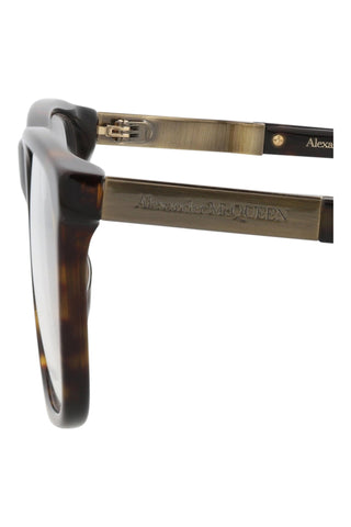 Alexander McQueen AM0323O Dark Havana Eyeglasses