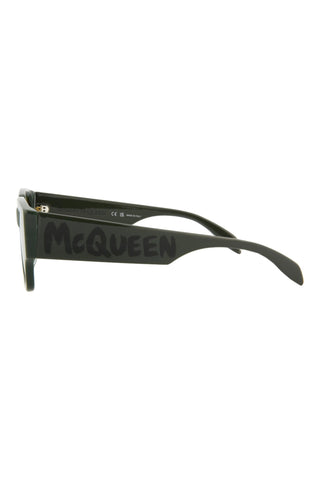 Alexander McQueen AM0329S Khaki Green Sunglasses