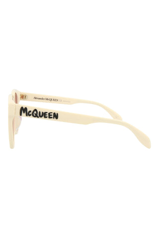 Alexander McQueen AM0331SK Ivory Sunglasses