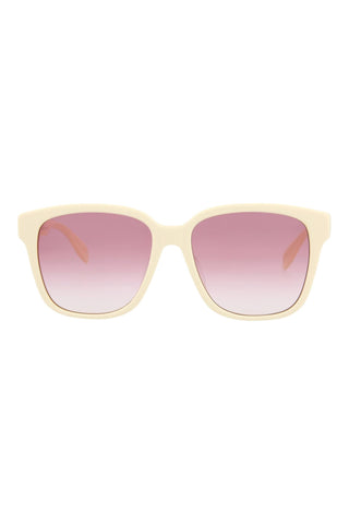 Alexander McQueen AM0331SK Ivory Sunglasses