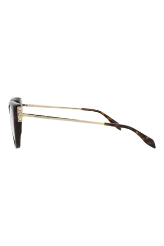 Alexander McQueen AM0341O Dark Havana Eyeglasses