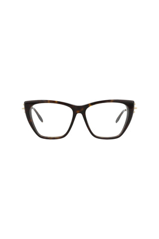 Alexander McQueen AM0341O Dark Havana Eyeglasses