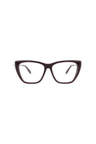 Alexander McQueen AM0341O Dark Purple Eyeglasses