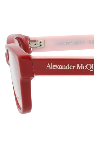 Alexander McQueen AM0344O Red Eyeglasses