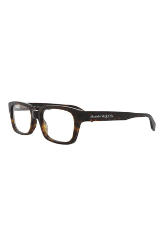 Alexander McQueen AM0345O Dark Havana Eyeglasses