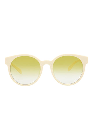 Alexander McQueen AM0349SA Ivory Sunglasses