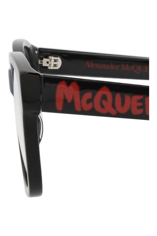 Alexander McQueen AM0350O Black Eyeglasses