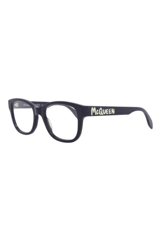 Alexander McQueen AM0350O Dark Blue Eyeglasses