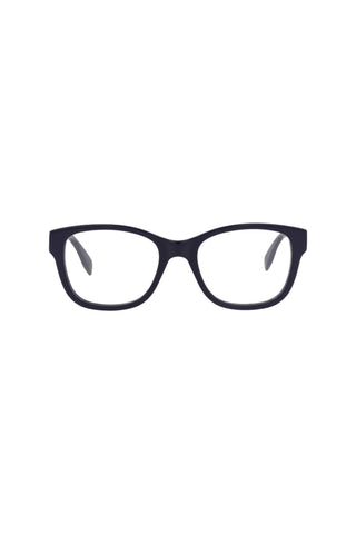 Alexander McQueen AM0350O Dark Blue Eyeglasses
