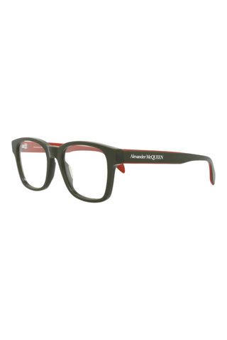Alexander McQueen AM0356O Khaki Green Eyeglasses