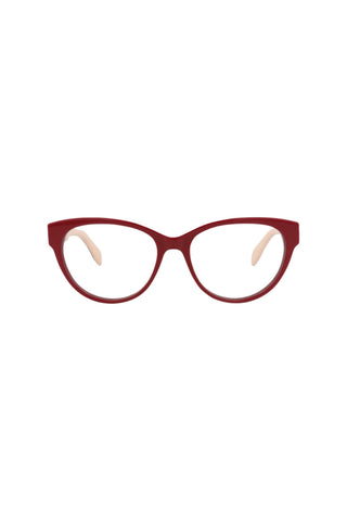 Alexander McQueen AM0359O Bordeaux Eyeglasses